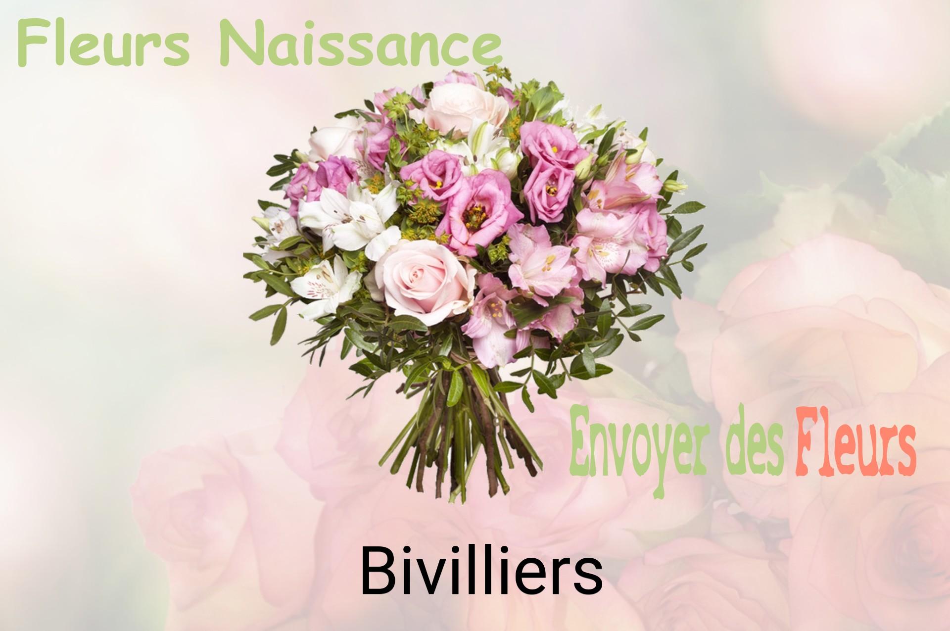 Bouquet de fleurs de naissance livré à Bivilliers